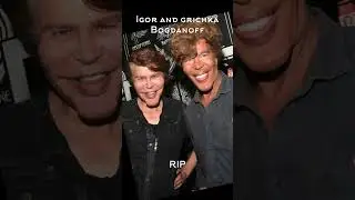 Igor and Grichka Bogdanoff RIP, Then and Now #shorts