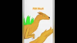 drawing Fox zilla 🦊🦖