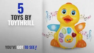 Top 10 Toythrill Toys [2018]: Light Up Dancing and Singing Duck Toy &ndash; Infant, Baby and Toddler