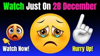 Watch only if today is 26 december 😰😭