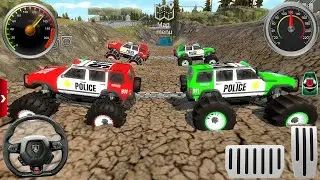 Juegos De Carros Police Monster Truck Impossible Driver Car Extreme Racing For Android Mud Gameplay