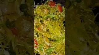 Simple Cabbage fry #recipe #cooking #shorts