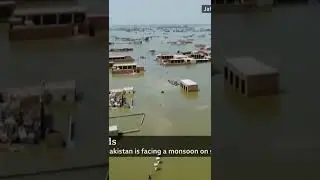 FLOOD IN PAKISTAN DRONE VIEW #shorts