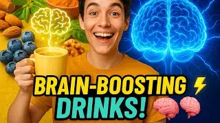10 Brain-Boosting Drinks You NEED to Try! 🧠☕ Boost Focus, Memory & Mental Clarity!