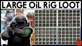 Rust LARGE Oil RiG FiGHT - Eco Raiding RICH CLANS LOOT (Rust Modded Server Raids)