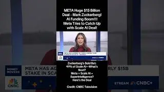META Huge $15 Billion Deal - Mark Zuckerberg! Meta Tries to Catch Up with Scale AI Deal!