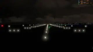 United 787-10 Approach Runway View (Haneda 23)