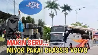 AKAN MAKIN SERU MIYOR PAKAI CHASSIS VOLVO SUDAH MASUK KAROSERI 🔥