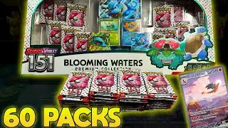 Opening 60 Packs of Pokémon 151!!! | FIVE BLOOMING WATERS BOXES