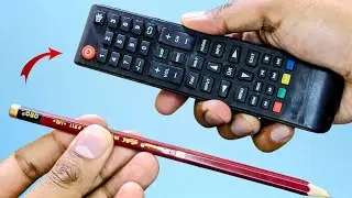 Pencil Trick for TV Remote Fix!  How to Repair TV Remote Control #diy #inventor
