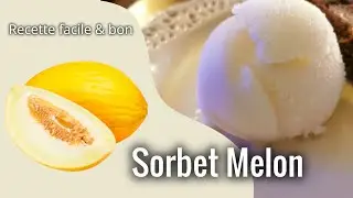 Sorbet melon recette &agrave; la sorbeti&egrave;re | Facile & Bon !