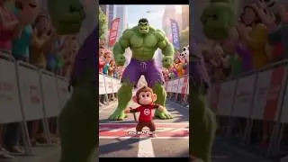 hulk vs monkey baby2 #hindicartoon #bacchonkikahani #cartoon #monkey #animation #moralstories