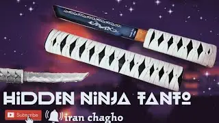 Hidden ninja tanto - custome blade