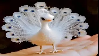 Have you seen a baby peacock like this?