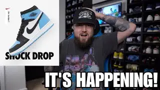SHOCK DROP FOR THE JORDAN 1 &ldquo;UNC TOE&rdquo; CONFIRMED! BE PREPARED!