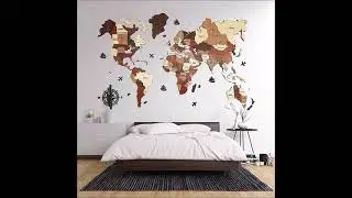 Beautiful World Map|| Wall D&eacute;cor Idea