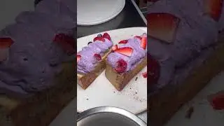 Ube Stuffed French Toast Pepper Club Weekday Bottomless Boozy Brunch Las Vegas Downtown Breakfast