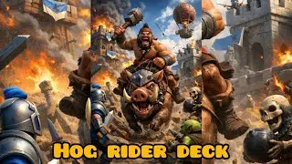 Mega draft Challenge!   Hog rider deck 🔥
