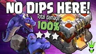NO DIPS HERE!! - TH11 3 Star Attack Strategies - Clash of Clans - Dragloon + Bowler Walk!
