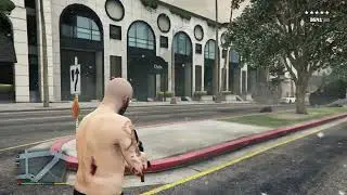 GTA V: Michael's Crew Epic 5 Star Cop Rampage + Escape