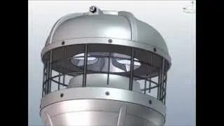 Roof fan model in solidworks flow simulation + 3DVia Composer example