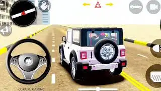 Mahindra Red Colour thar game video 2025 new indian car simulator game car game video 2025
