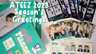 【 #ATINY LOG 】#ATEEZ 2023 season's greetings #unboxing