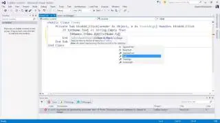 9.  أداة القائمة المنسدلة ListBox Control