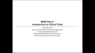 Clinical Trial Outcomes and Analysis Concepts (BERD Part 1: Intro to Clinical Trials 2024, #2)