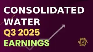 Consolidated Water Co  Ltd  CWCO Q3 2025 Earnings Call