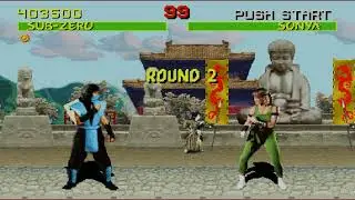MK LEGACY Collection Sub Zero MK1 Fatality {Sonya} 4K MOD