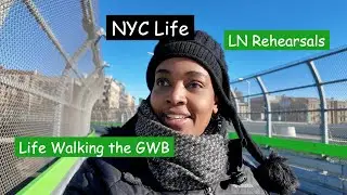 NYC Actor Life | Walking the GWB 🏙️ Sketch Comedy & Improv Rehearsals