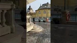 Sz&eacute;chenyi Thermal Baths, Budapest Hungary  ♨️🇭🇺  #hungary #europe #shorts #travel #life