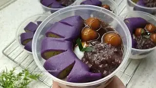 BELUM BANYAK YANG JUAL!! PISANG UNGU BUBUR CAMPUR, IDE JUALAN TAKJIL DI BULAN RAMADHAN..