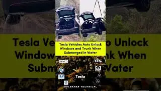 Tesla&rsquo;s Life-Saving Feature: Auto-Opens Windows Underwater! 🚗💦