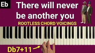 There will never be another you - left hand piano chord voicings (with chord charts)