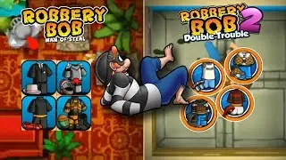 Hack: Robbery bob man of steal, Robbery bob 2 - All Costumes - Part 8