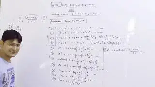 Limit using (binomial expansion),series expansion,and using standard expansion
