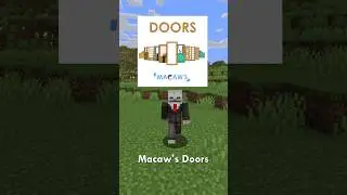 Mini Mod Reviews - Macaw's Doors #minecraft #mod