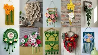 Big Budget Friendly Crochet Wall decor hanging ideas | Relaxing Crochet Walls Diy crafts 
