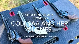 Shooting Single Action Army's (Colt, Standard, Uberti, and Ruger)