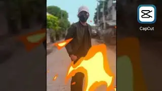 Fire Transition Effect in CapCut | 3D Zoom | TikTok Trend #Shorts