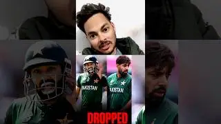 Dropped two big players from Pakistan for T20 World Cup 2026.......#pakistancricket #cricketlovers