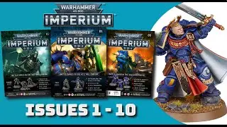 Warhammer 40K - Imperium magazine Issues 1-10 Review with painted minis