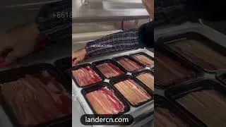 LSP760 vacuum skin packaging machine for meat bacon slices