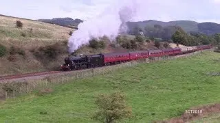 LMS 48151 Stanier power on the Brief Encounter Steam Special 15/9/18.