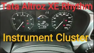 Tata Altroz XE Rhythm - Instrument Cluster