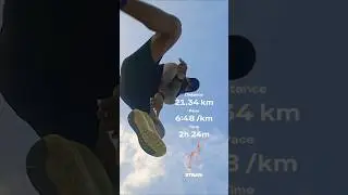 Jumping on this Strava trend (literally) #trending #strava #shorts