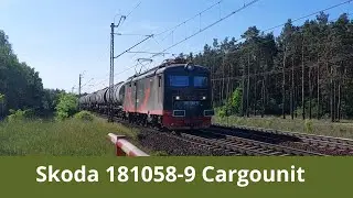 Skoda 181058-9 Cargounit ze składem cystern GATX lk.201 4K