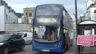 ONBOARD First Bus West of England(WoE) Service D1X Bath to Trowbridge - Enviro 400